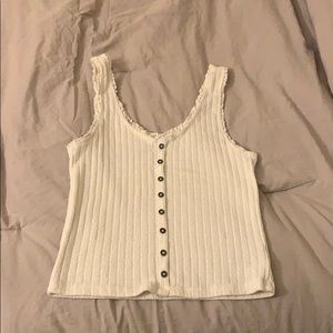 White American eagle tank top